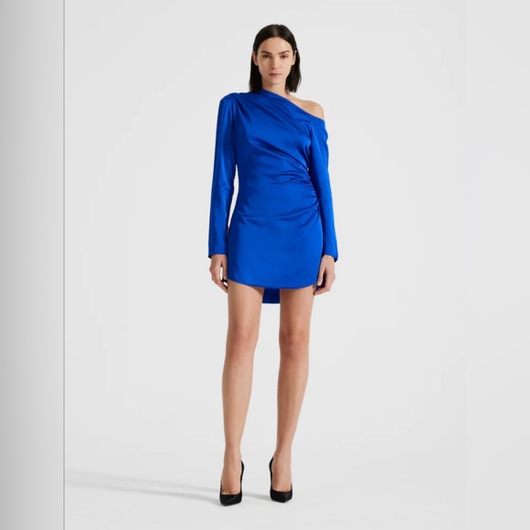 A.L.C. Jamie Dress in Cyan - Picture 1 of 5